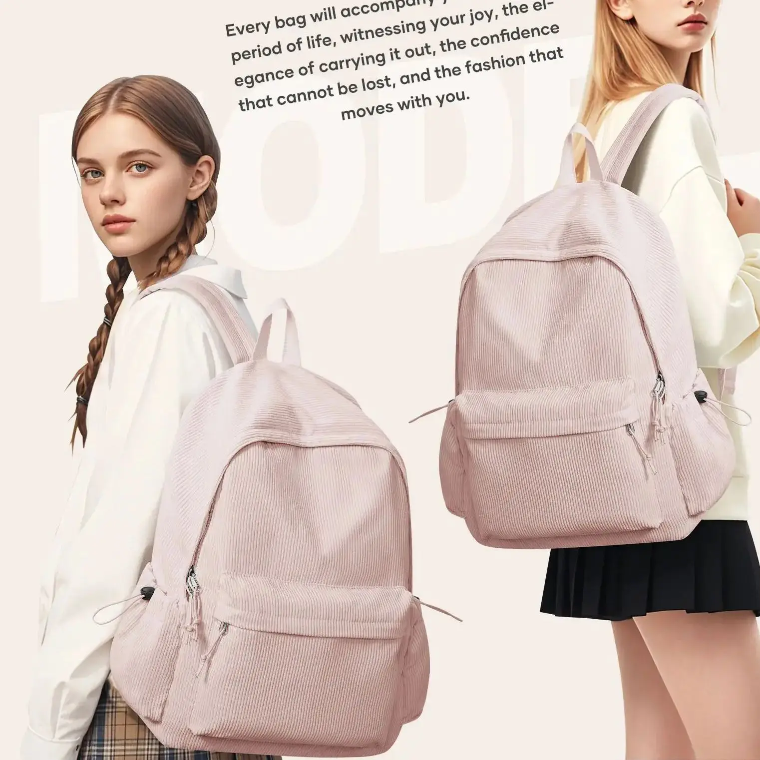 School Backpack for Teens Girls Boys Laptop Bag Fits 15.6 Inch College Travel Durable Leisure Fashion Student Backpack for Women 1