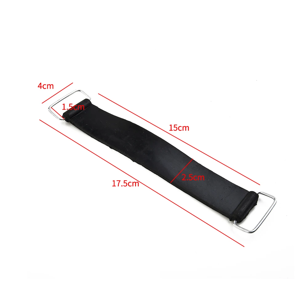 2PCS Rubber Belts 18-23cm Rubber Band+metal Buckle Motorcycle Battery Strap Elastic Bandage Holder Belt For Honda-Yamaha motorcycle battery strap