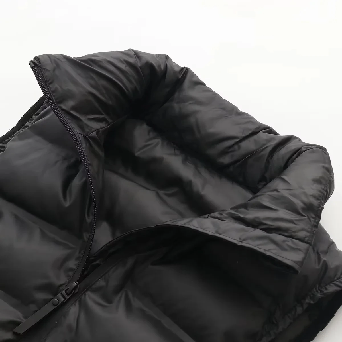 Women's Parkas Vests Jackets Coat Black Outwear Sleeveless Top With Zipper zarftrafins Woman Coat Chaqueta Acolchada Ladies Top
