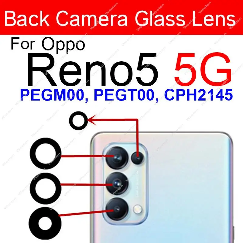 Back Camera Glass Lens For OPPO Reno Pro Plus Pro+ 5Lite 5F 5Z