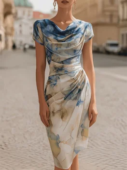 Women's elegant off-the-shoulder and fitted long dress, suitable for commuting, casual outings, weddings and formal banquets.