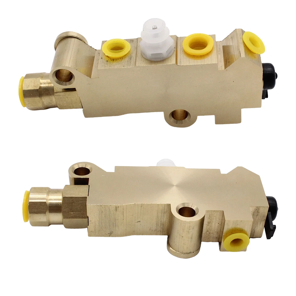 PV4 Disc/Disc Combination Proportioning Valve Brass Brake Combination Proportioning Valve for 4 Wheel Disc Brakes Trucks