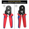 HSC8 Cable Wire Crimper Crimping Tool Plier Set 6-4/6A 23-7AWG Self 1200Pcs Cord End Bootlace Ferrules Terminals Kit 4