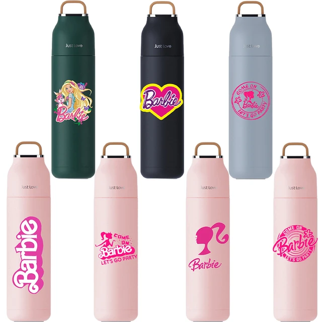 500ml Kawaii Barbie Thermos Cup Anime Outdoor Sports Portable Large  Capacity Keep Cold Insulated Stainless Steel Mug Bottle Gift - Dolls -  AliExpress