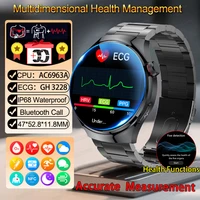 2025 New Micro Physical Examination Blood Lipids Uric Acid Blood oxygen Smart Watch Men ECG+PPG Clock Bluetooth call Smart watch 1