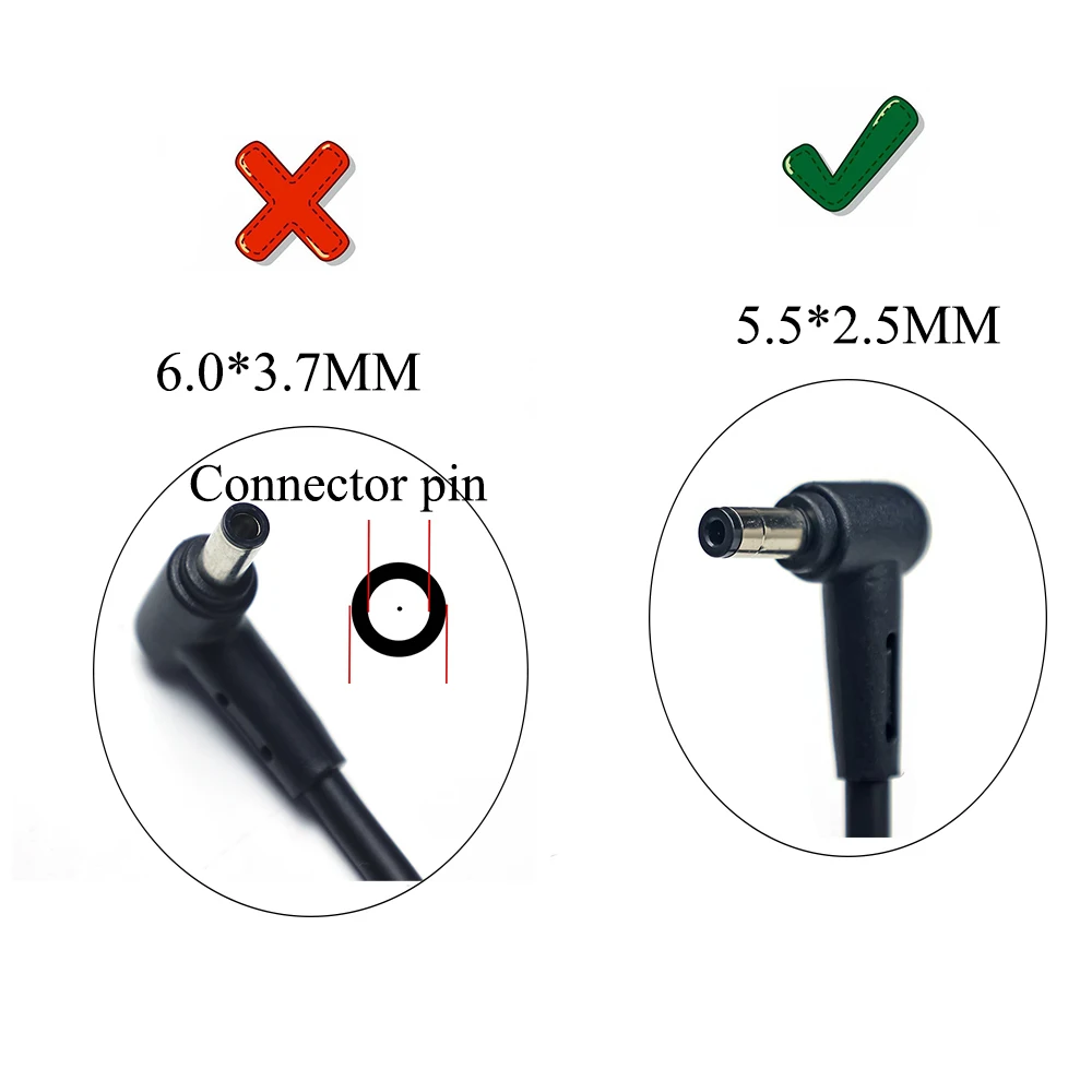 19.5V 11.8A 230W 5.5 2.5mm ASUS 충전기 전원 공급 장치 AERO 15-Y9-4K80P AERO 15-X9-RT4K5MP 게이밍 노트북 어댑터 ZX8-CR5S1