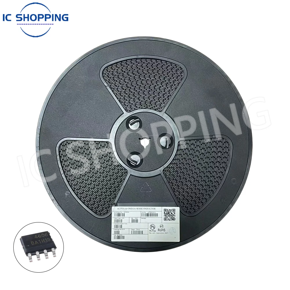 

3000PCS Mos Tube трубка с полевым эффектом AO4606 SOP-8 SMD трубка с полевым эффектом