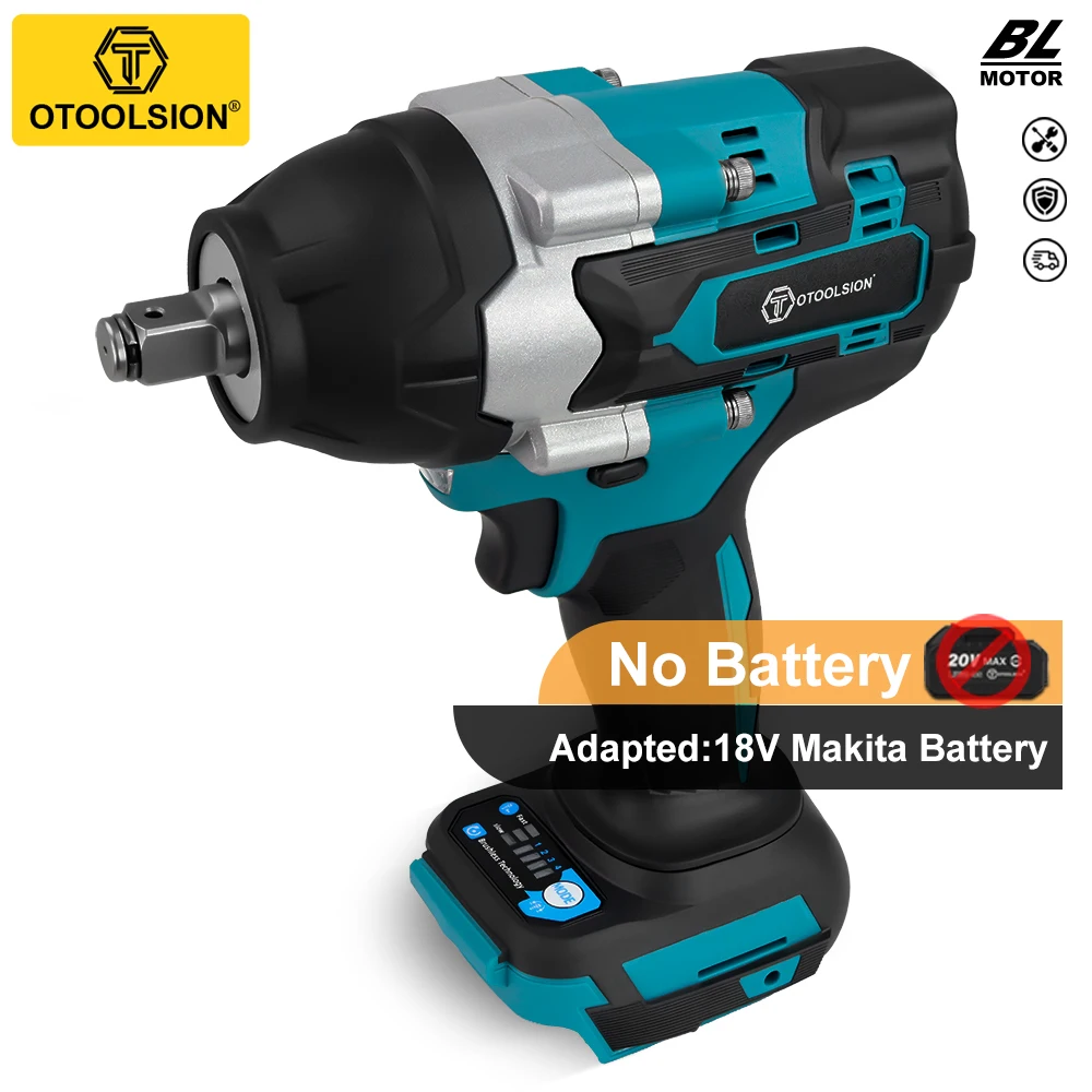 

Brushless Cordless Impact Wrench Brushless Electric Impact Wrench Installation Socket Wrench Power Tools For MT 18V Battery