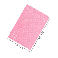 2Pcs A5 Dual-Side ABS Self Healing Cutting Pad with Fine Grid Lines Measuring Mat for Crafting Paper Fabric Clay Engraving 4