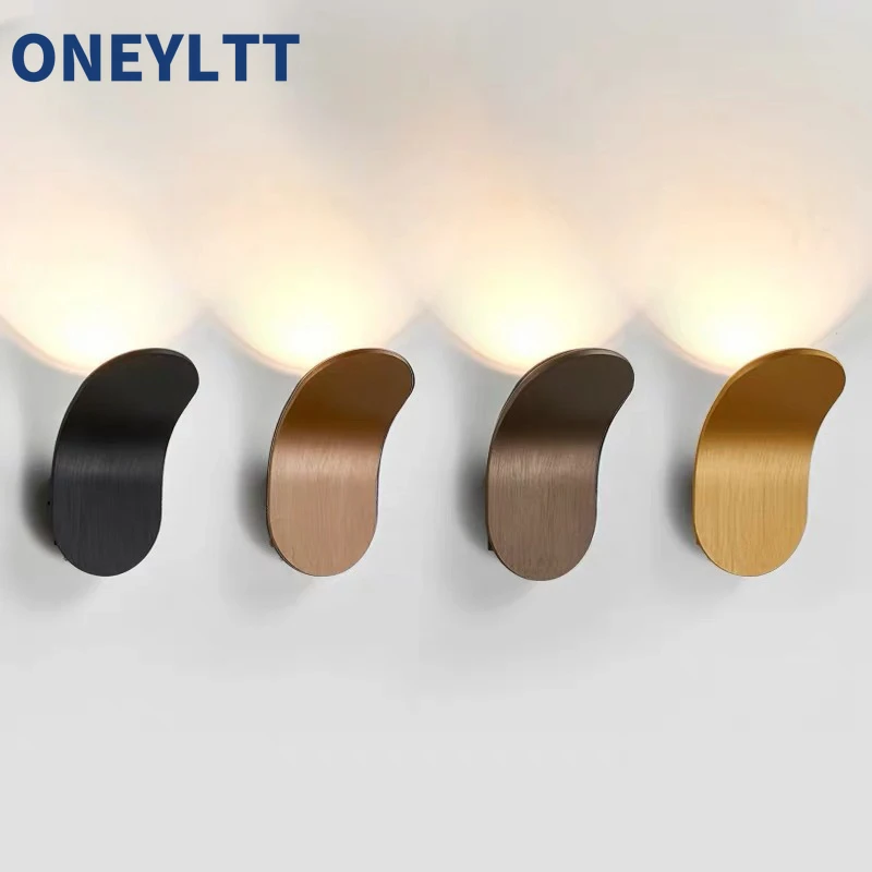 

LED panel wall lamp, creative wall lamp for indoor bedroom, bedside, Nordic style living room, background wall, corridor light