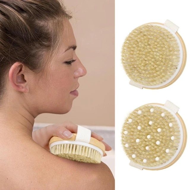 TREESMILE Dry Brushing Body Brush Set, Natural Dry Body Brush for Dead Skin  Exfoliating & Lymphatic Drainage Body Massage Brush - AliExpress