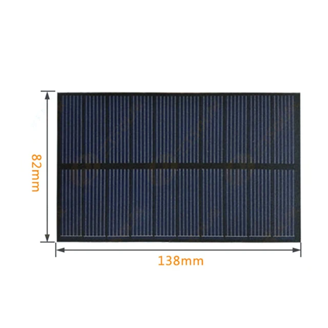 280mA Solar Panels Solar System Automatically Recharging 5V 1.4W Portable Elements for 3.7V Ni MH Battery Phone Charger 1