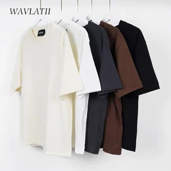 100% Cotton Five Half Sleeve Men's Women Summer T-shirt Loose Short-sleeved Casual Basic Shirt O Neck Solid Color Tops 1