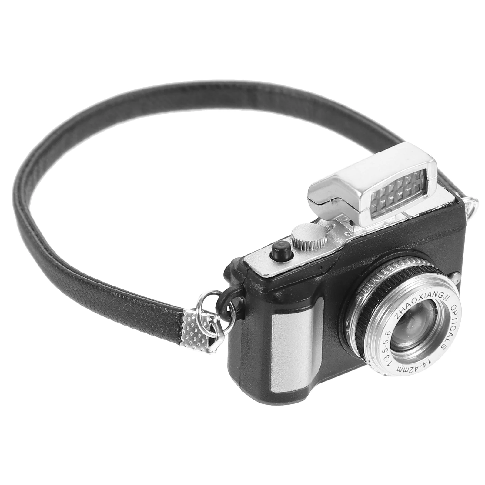

Dollhouse Strap Camera Plastic Model Creative Decor Miniature Ornament Toys Tiny Kid Lanyard Dining Table