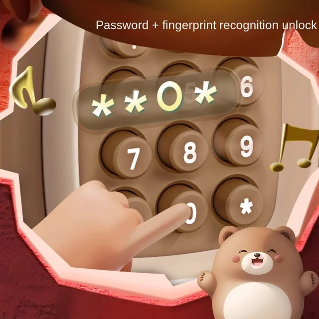 Savings jar with large capacity, automatic money roll, multifunctional automatic sensing, money roll puzzle toy 6