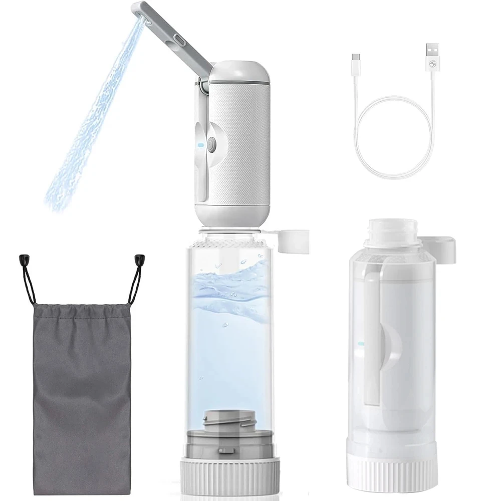 กระเป๋า Bidet 200ML ห้องน้ํา Sprayer ฝักบัว Handhel อัตโนมัติแบบพกพา Shattaf สําหรับสุขอนามัยทําความสะอาด Personal Baby Care 1