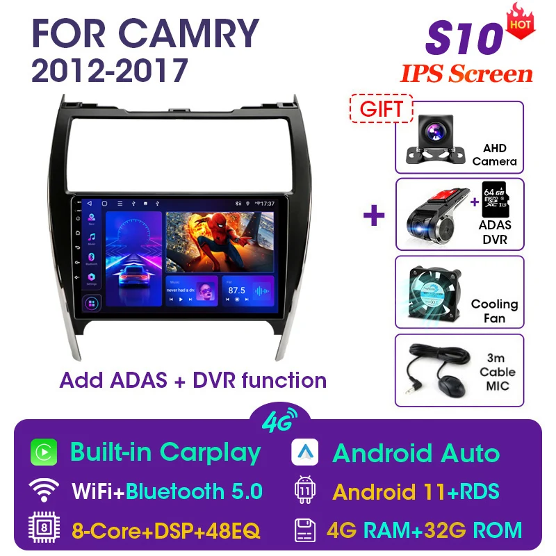 best dvd player for car Vtopek 4G DSP 2din Android 11.0 Car Radio Multimedia Video Player Navigation GPS For Toyota Camry 7 XV 50 55 2012-2017 Head Unit car radio Car Multimedia Players