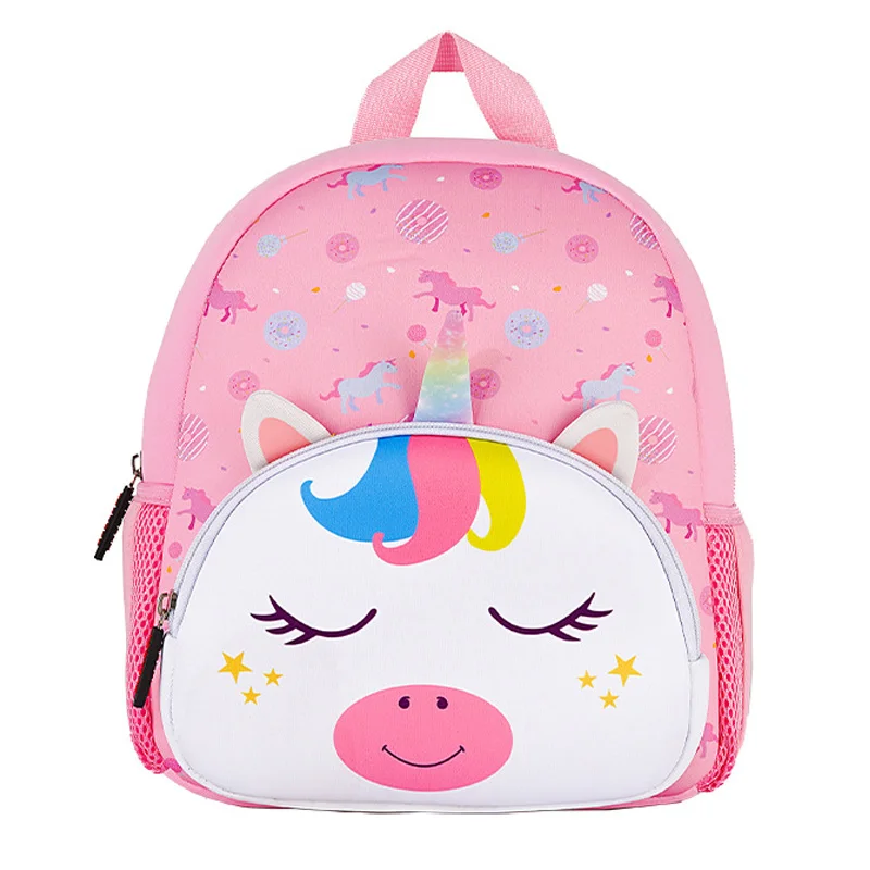 

2023 New Student School Backpacks for Girls Unicorn Bag 3D Dinosaur Cartoon Animals School Bags Kindergarten Kids Boys Book Pack