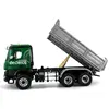 1/14 Simulation toy hydraulic dump truck 6X6 full drive differential lock axle mud truck RCLESU remote control model 2