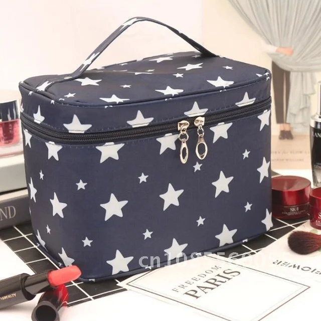 

Travel Waterproof Portable Women Makeup Bag High Capacity Toiletries Organizer Storage Cosmetic Cases Zipper Wash Beauty Pouch