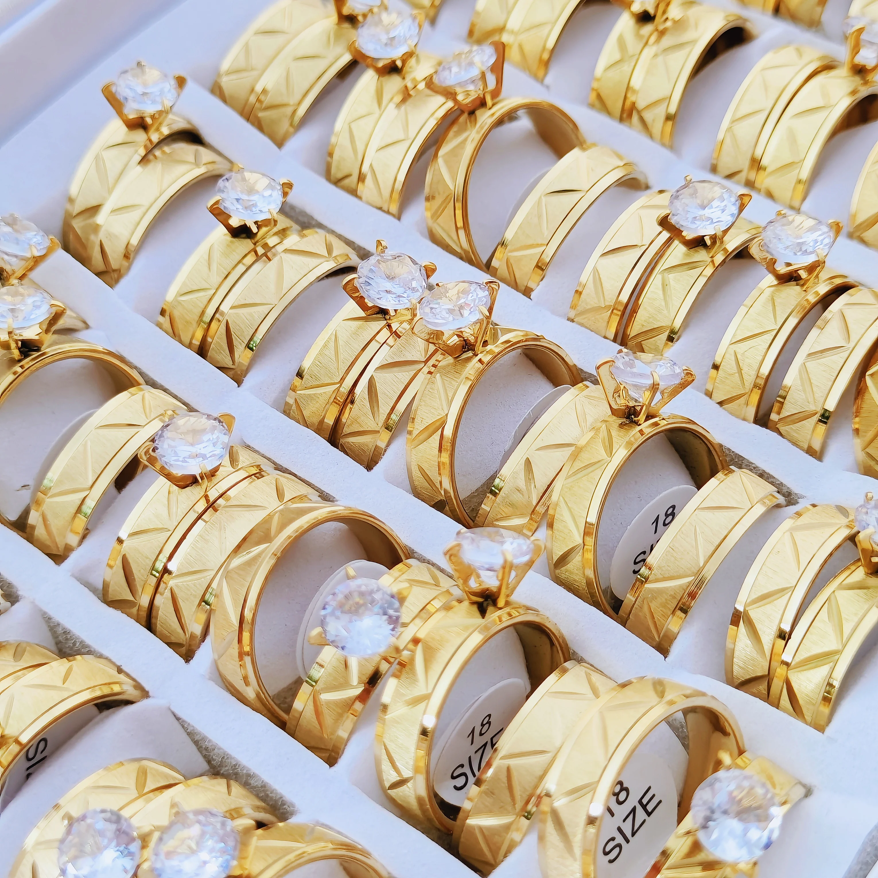 

20 пар, классические большие позолоченные ювелирные украшения из нержавеющей стали