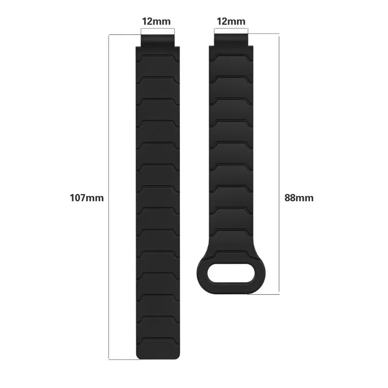 Magnetisches Band für Xiaomi Mi Band 10 9 8 Armband Smart Strap Ersatz für Männer Frauen Sport Silikon Armband – Detail 8