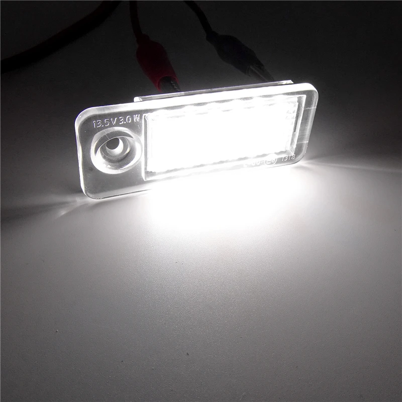 LUCI TARGA LED LAMPADA LAMPADINA BIANCO per AUDI A4 B5 S4 RS4 AVANT