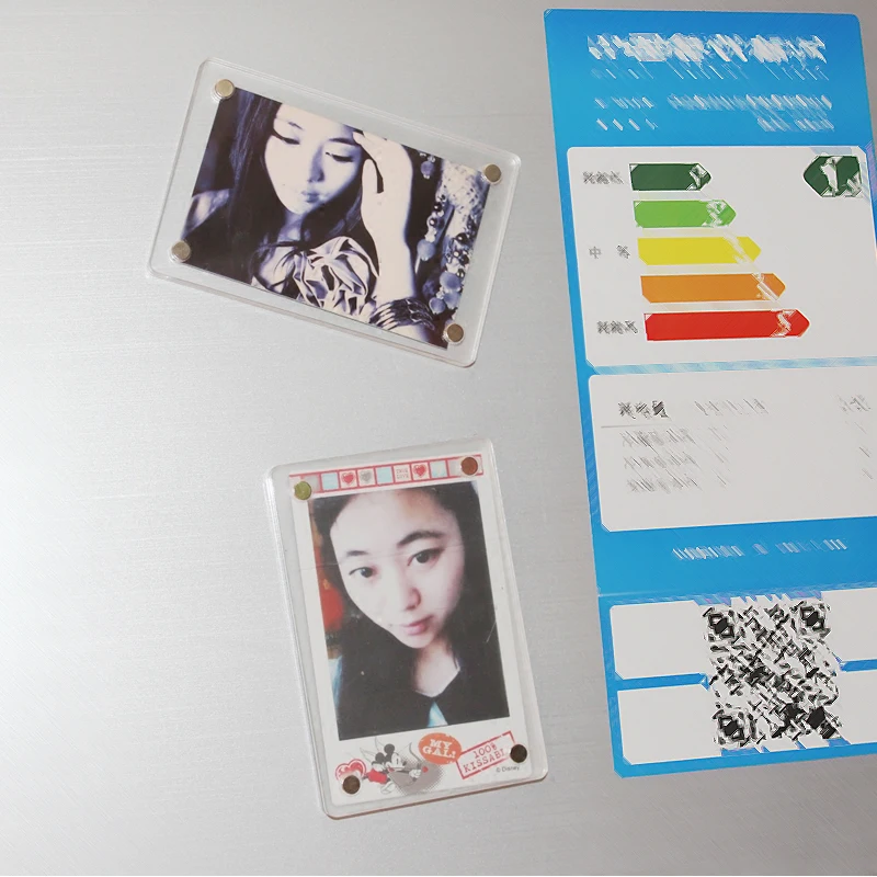 1-10pcsMagnetic Photo Frame 1 Set For Fujifilm Instax Mini 11 8 9 25 50 7 Film Camera Accessories Acrylic Fridge Picture Magnets