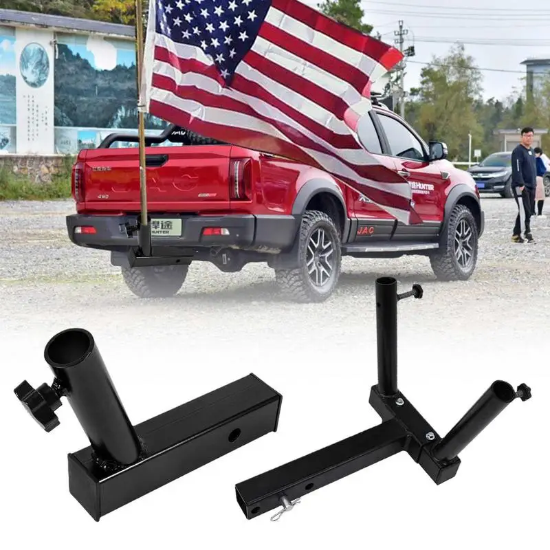 

Hitch Flag Pole Flag Pole Holders For Trucks Flag Pole Holders Universal Flagpole Truck Bracket Fit For 2 Inches Receiver