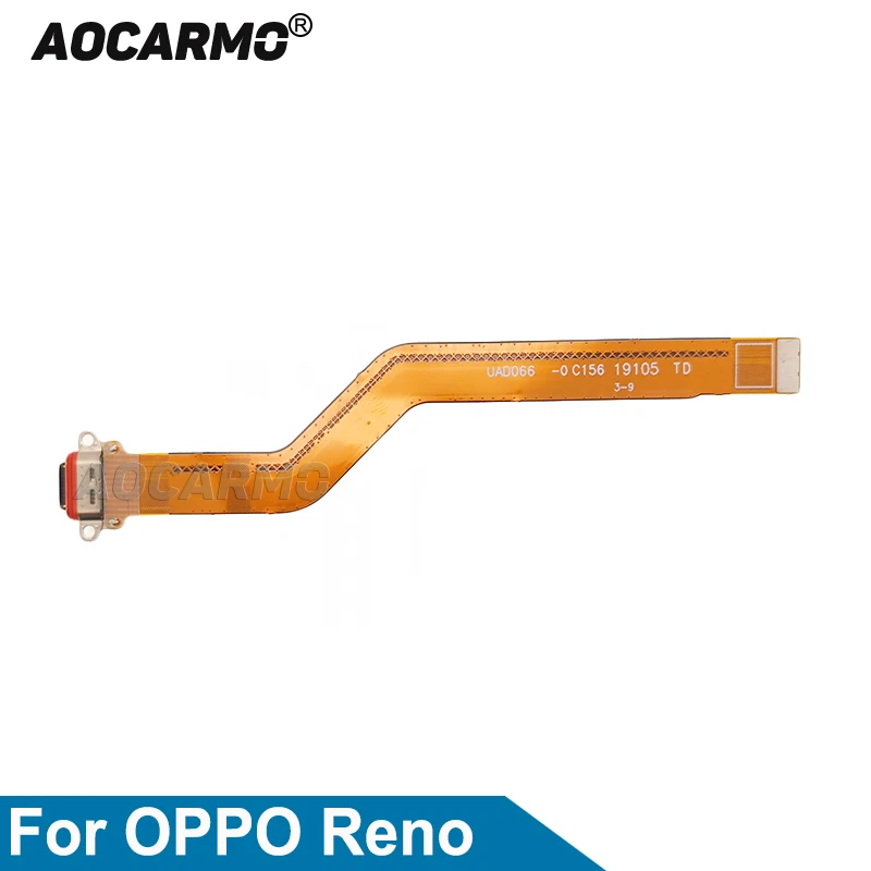 

Aocarmo USB Charging Dork Charger Port Connector Flex Cable Replacement Repair Parts For OPPO Reno