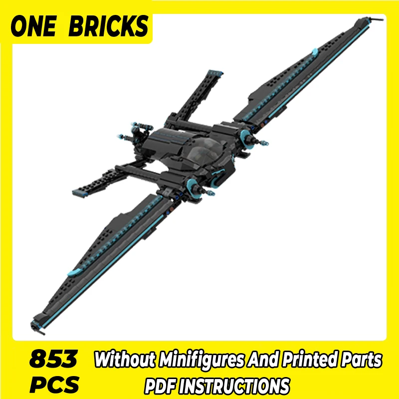 

Moc Building Blocks Military Model Traditional Jet Aircraft Technical Bricks DIY Assembly Construction Toy For Kids Holiday Gift