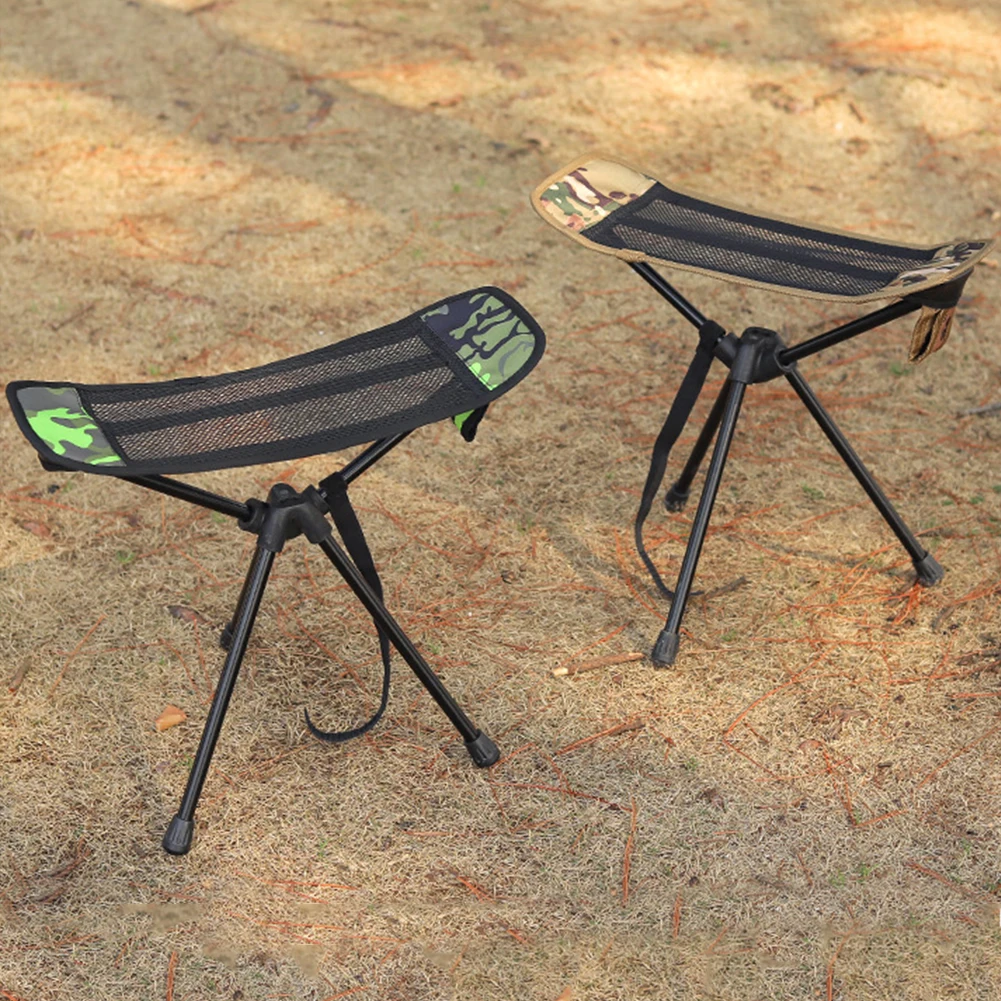 Camping Chair Foot Rest Aluminium Alloy Freestanding Camp Footrest Portable Moon Chair Footstool for Outdoor Beach