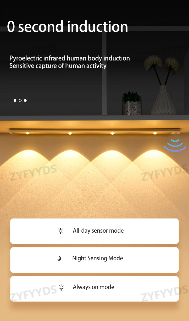 LED Motion Sensor Cabinet Light 4 S12558e38490545c5821ee41dd2304e38A