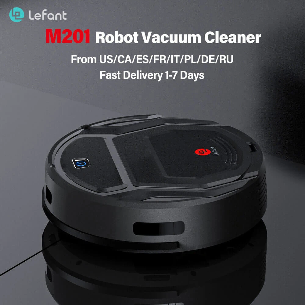 Lefant Wireless Robot Vacuum Cleaner M201 for Home Appliance Smart Auto