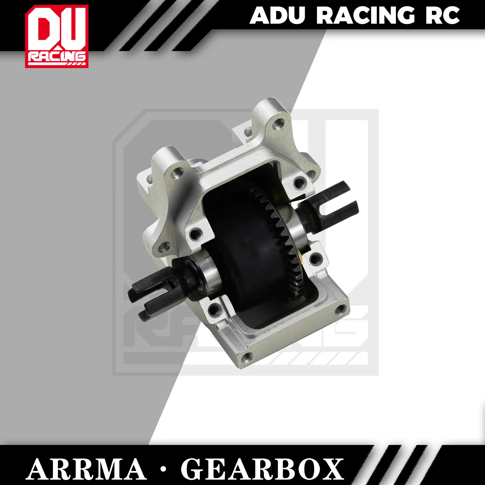 ADU Racing GEARBOX CASE SET CNC 7075 T6 ALUMINUM For ARRMA 1/8 AND 1/7 6S rc car parts