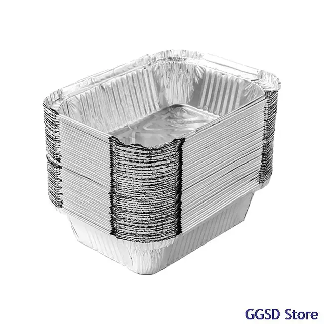 Hot Food Packing Box 8X8 Aluminum Foil Pans with Lids - China Takeaway Aluminum  Foil Tray, Aluminum Foil Container with Lid