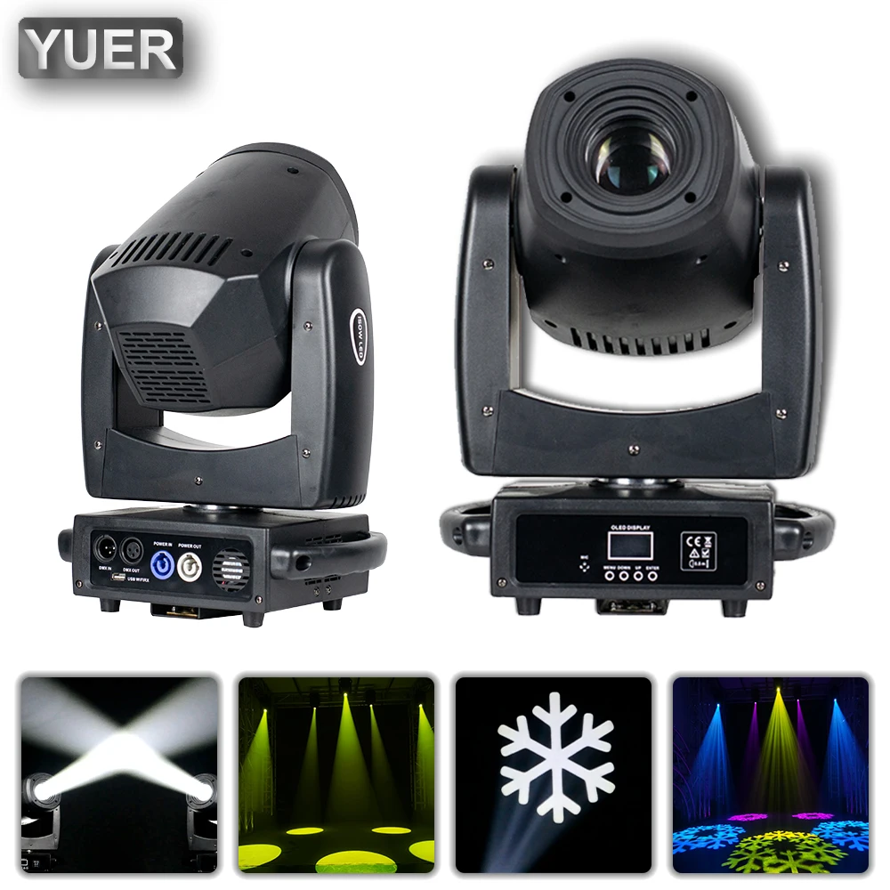 150W Led Spot Pattern Moving Head Lighting 18/13/11 Dmx Channel 3 In1 Funtion Zoom Beam Lights Discoteca Music Party Stage Spottligh