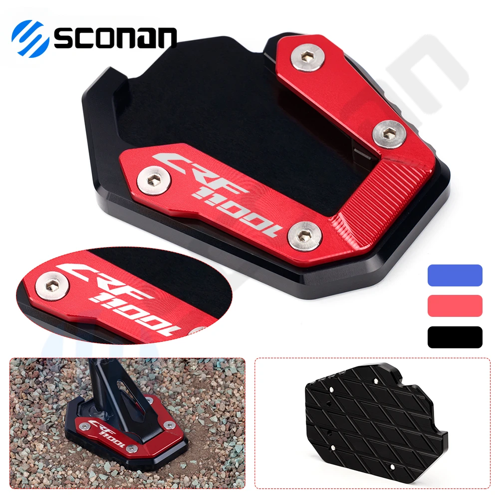 

For Honda CRF1100L CRF 1100 L Africa Twin CRF1100 L 2020- 2022 Motorcycle Kickstand Foot Side Stand Extension Pad Support Plate