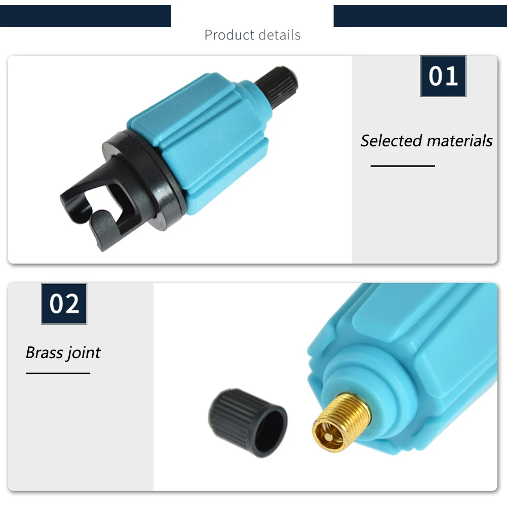 Shakven Adattatore Per Pompa Ad Aria Doppio Ingresso – Per Gonfiabili, SUP, Gommoni, Letti Gonfiabili, Piscine, Valvola 3 Cm, PP - 3