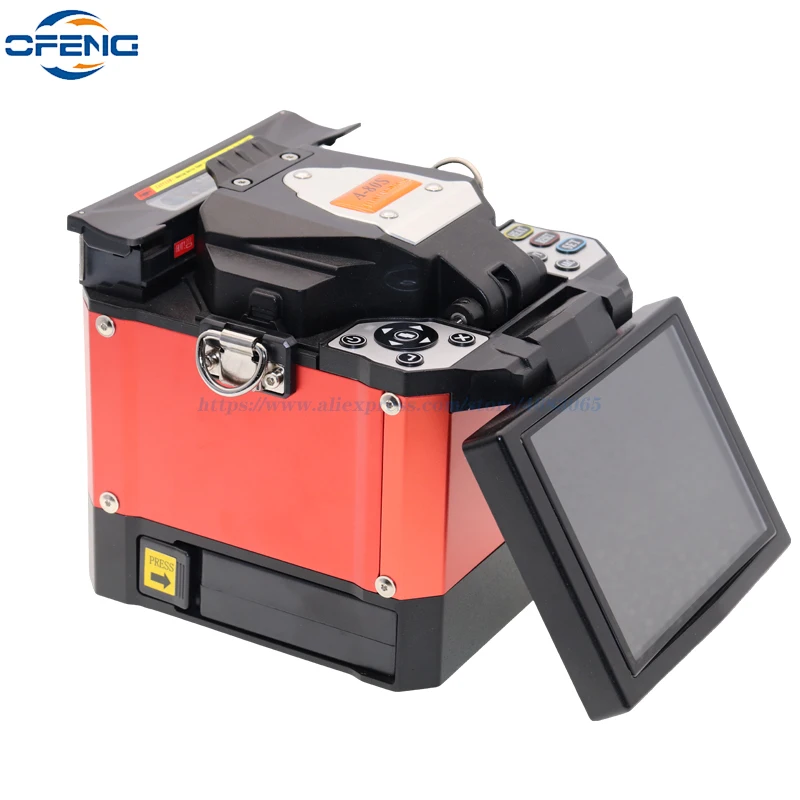 A-81S A-80S Orange Fully Automatic Fusion Splicer Machine Fiber Optic  Fusion Splicer Fiber Optic Splicing Machine