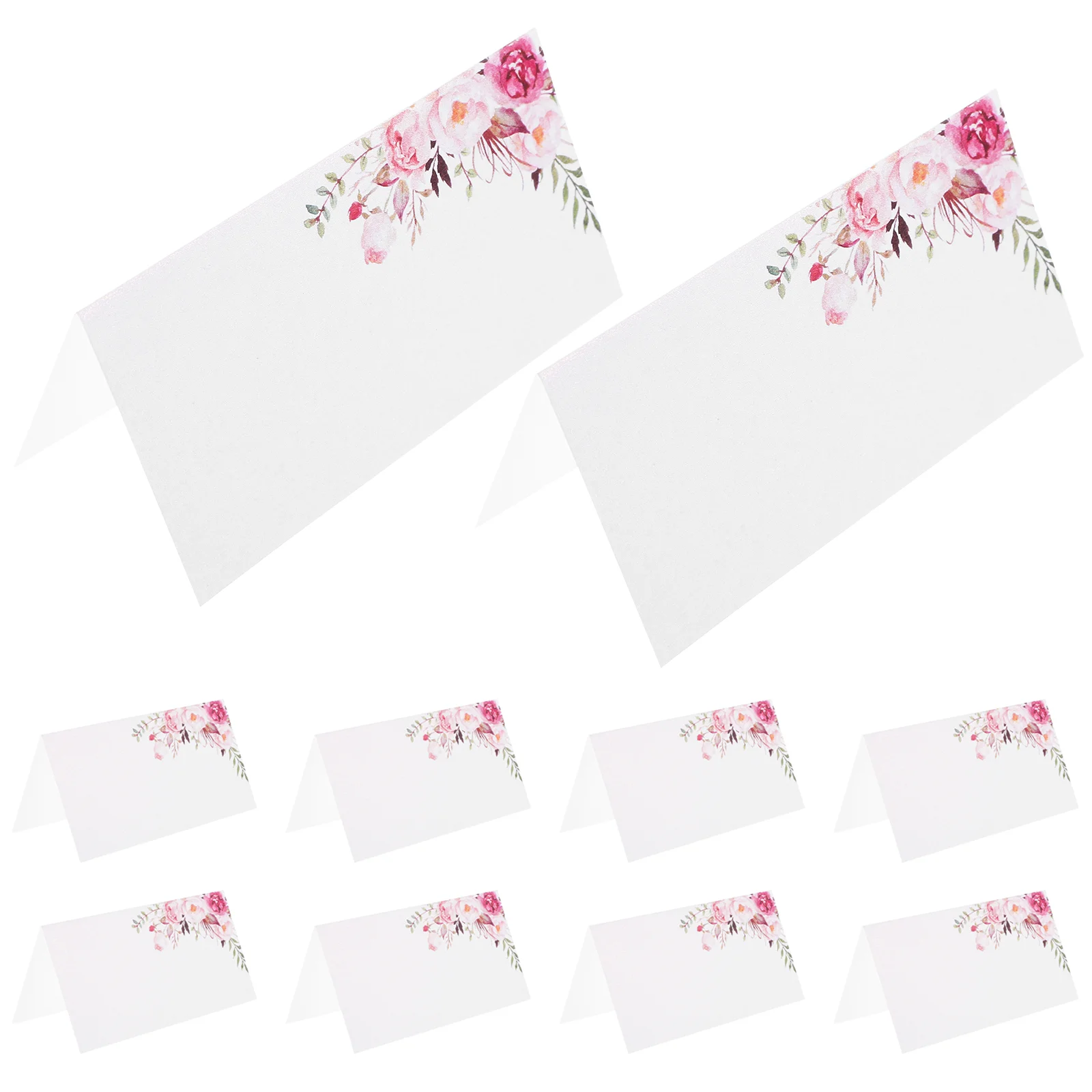 25pcs Place Cards Wedding Table Name Cards Foldable Tented For Names Card Paper Place Card Holders Table Number