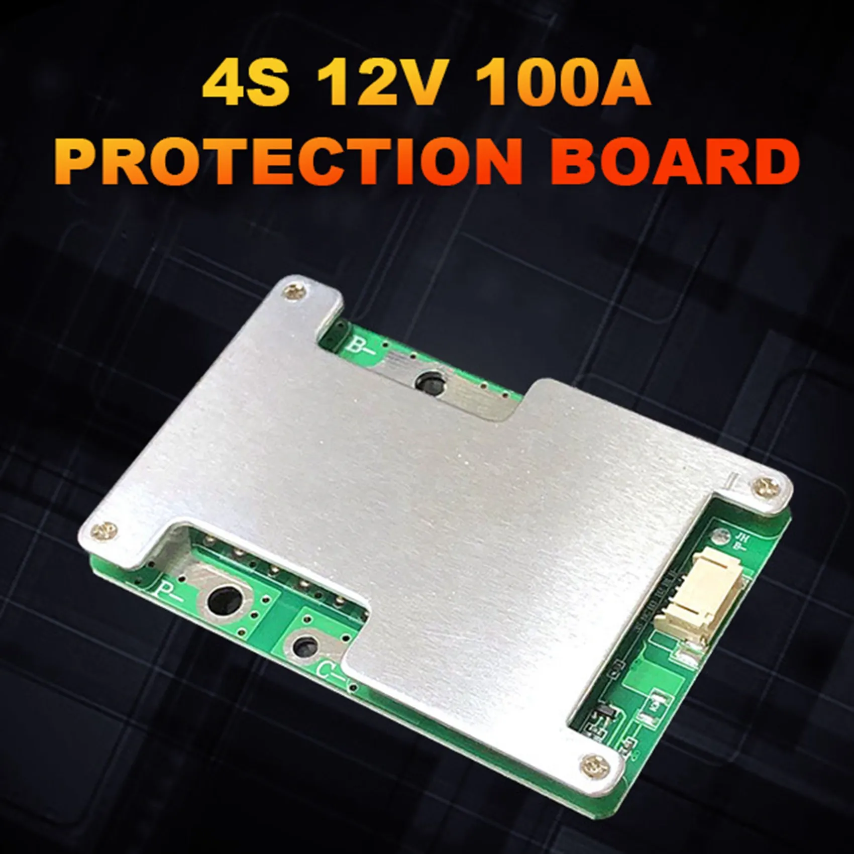 N84R 슈퍼 4S 12V 100A LiFePO4 리튬 배터리 보호 보드(전원 배터리 밸런스/강화 PCB 보호 보드 포함)