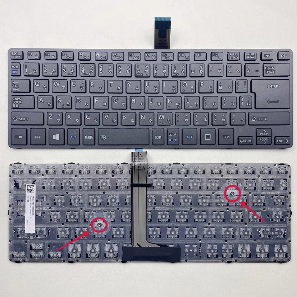 Teclado Japonês do Portátil para Toshiba Dynabook R73 a b d t u w Rz83 Series Tecra A40-c G83c000gv5jp