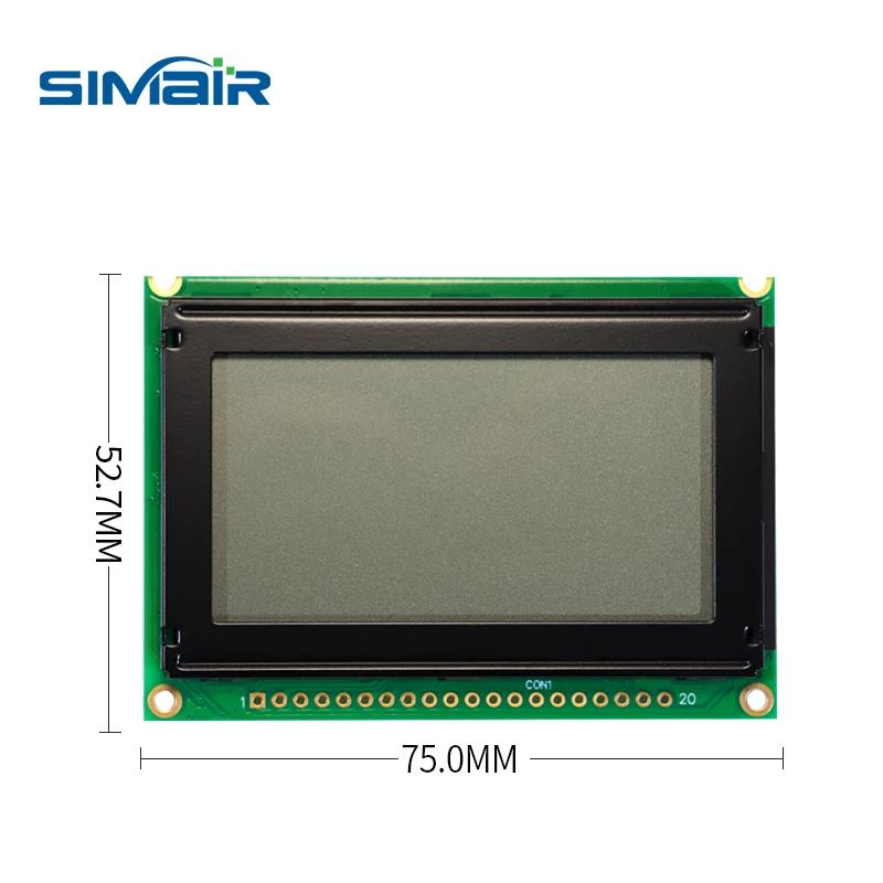 Original WG12864B display module LCD12864 graphic dot matrix LCD yellow screen parallel port