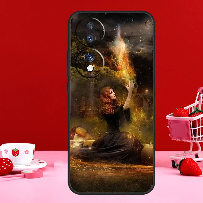 Halloween Moon Witch Horror Magic Phone Case