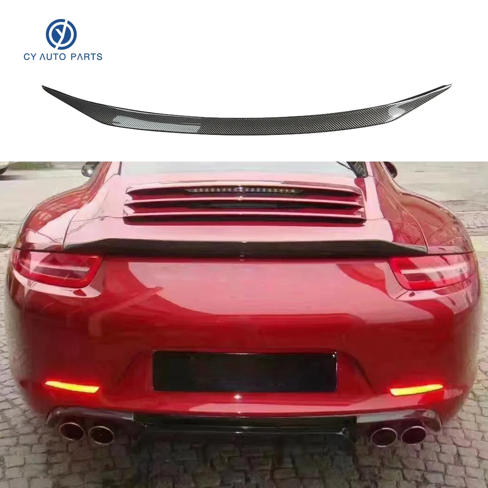 Spoiler Posteriore Per Auto In Stile 991 V In Fibra Di Carbonio Per Porsche 911 991 Modello Tail Trunk Wing