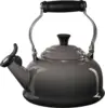 Creuset Enamel On Steel Whistling Tea Kettle, 1.7 qt., Oyster 1
