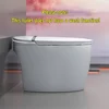 Smart Toilet Without Bidet，Tankless Toilet with Auto Heated Seat, Automatic Flush，Foot Sensor LED Backlight Strip & Night Light 4