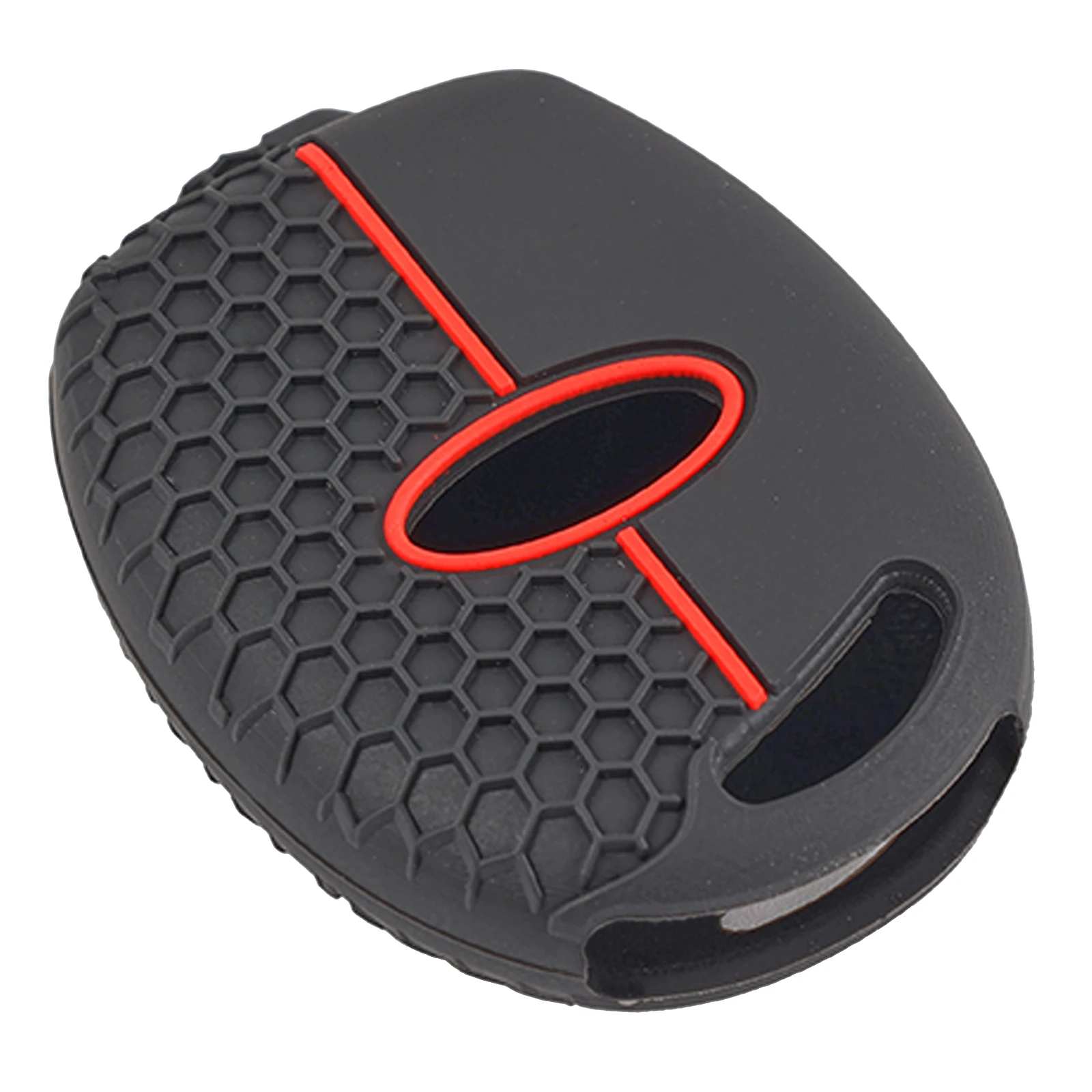 Silicone 3 Button Keyless Entry Key Fob Chain Case Cover Shell Protect For Ford Transit Connect Courier Fiesta Focus Cabriolet