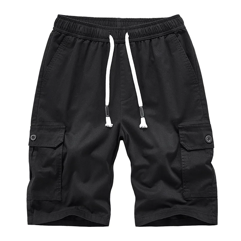 Summer New Men's New European and American Work Shorts Large Size Cotton Casual Pants Sports Cross-Border Five-point whole